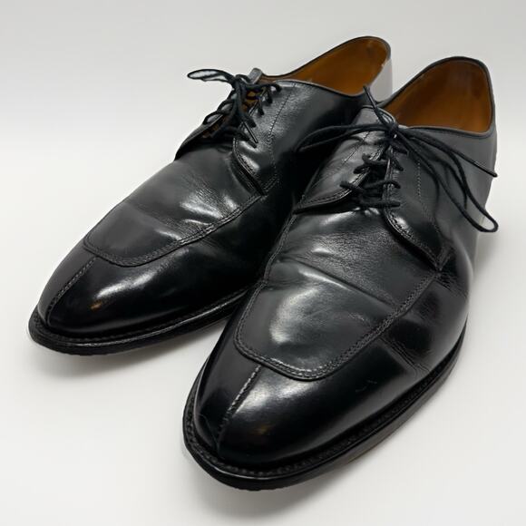 Allen Edmonds Delray Men’s Black Leather Split-Toe Oxford Dress Shoes Size 12 D main image 7